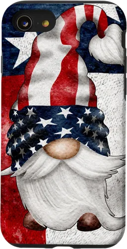 Vista 18 de 4th of July Independence Day Gnome for Women Memorial Day Case for iPhone 17