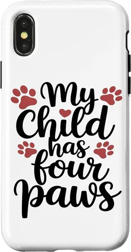 Vista 5 de My Child Has Four Paws Pet Parent Case for iPhone 17