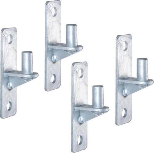 Vista 5 de Bisagra de puerta de montaje en pared Bisagras de puerta de enlace de cadena con pasador de bisagra 5/8 (2 piezas)