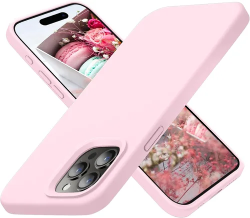 Vista 13 de Cordking Funda diseñada para iPhone 15 Pro Max, funda de silicona ultradelgada a prueba de golpes con [forro de microfibra suave antiarañazos], 6.7