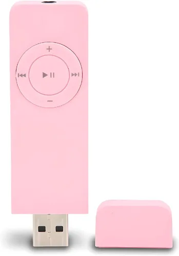 Vista 10 de Reproductor de MP3, mini reproductor de música MP3 ABS con batería integrada de 180 mAh, reproductor de música portátil de hasta 64 GB, para Negro