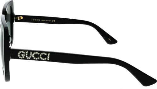 Vista 3 de Gucci Lentes de sol cuadrados de acetato para mujer negrogris talla única