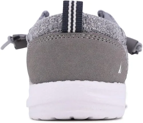 Vista 4 de Nautica Mocasines cómodos para niños y jóvenes, zapatos náuticos con cordones, tenis ligeros y casuales elásticos para niños pequeños y grandes