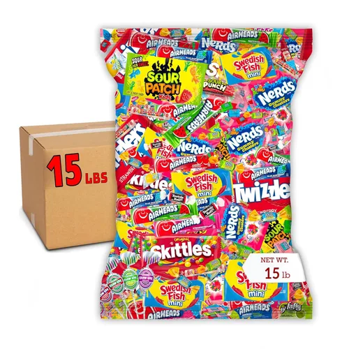 Vista 10 de Paquete variado de caramelos a granel, caramelos de 2 libras, caramelos envueltos individualmente CandyBulk, caramelos, rellenos de piñata, rellenos