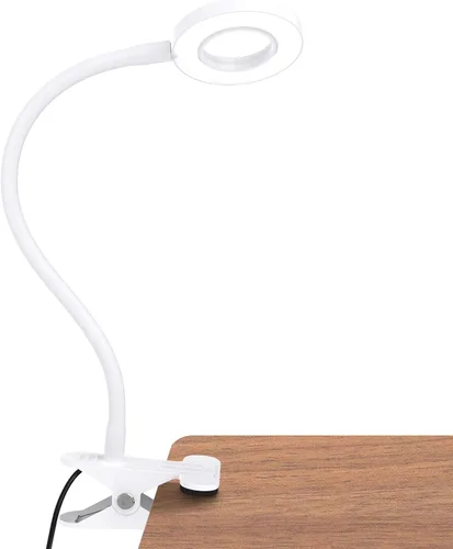Vista 8 de GLORIOUS-LITE Luz LED con clip, lámpara de lectura de 36 LED para cuidado de los ojos para dormitorio, cuello de cisne flexible de 360° con 4 modos