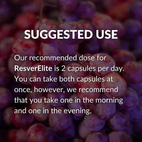 Vista 7 de Mara Labs ResverElite Resveratrol biodisponible Vegano, sin rellenos y sin OMG 30 cápsulas veganas