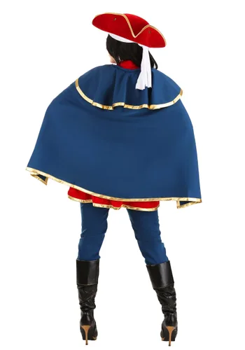 Vista 2 de Disfraz de Mujer Capitán Pirata Multicolor