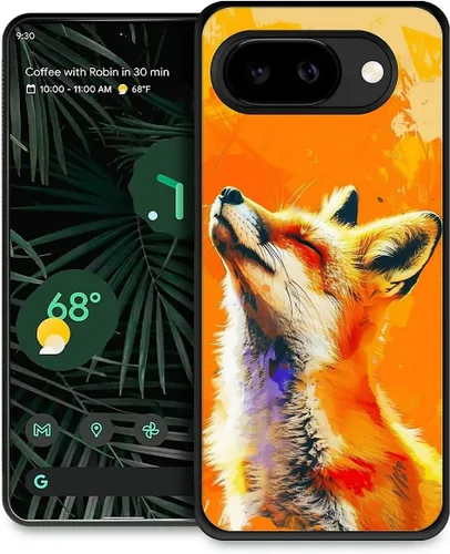 Vista 44 de Compatible con Google Pixel 4A 5G Mobile Case Creative Acrylic Panel trasero Silicona Protección Grip especialmente diseñado para Google Pixel 4A 5G