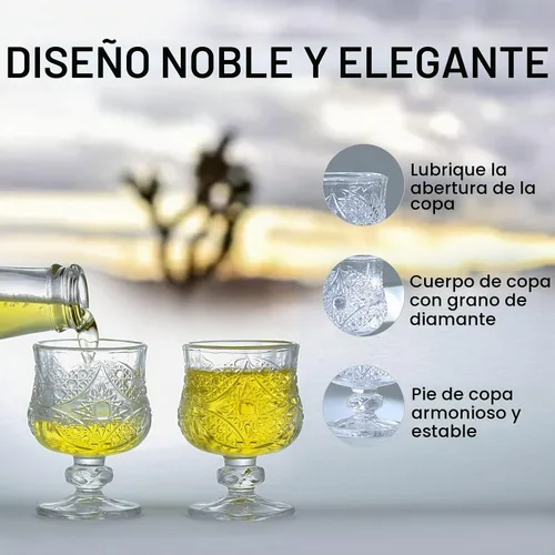 Vista 4 de Cordial Glasses, 1.7oz/1.7 fl oz, juego de 16 vasos de chupito, vasos de chupito con tallo/tequila/vasos de jerez