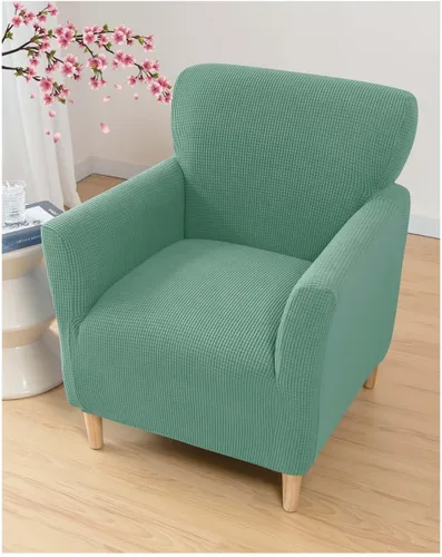Vista 36 de Fundas elásticas para sillón de sala de estar, fundas protectoras para perros, mascotas y niños, diseño de jacquard con patrón de 1 asiento pequeño