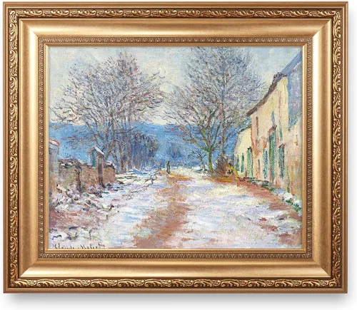 Vista 97 de A&T ARTWORK Antibes Seen from The Salis Gardens de Claude Monet Las Obras de Arte Clásico Mundial Reproducciones, Impresiones de Arte en Lienzo
