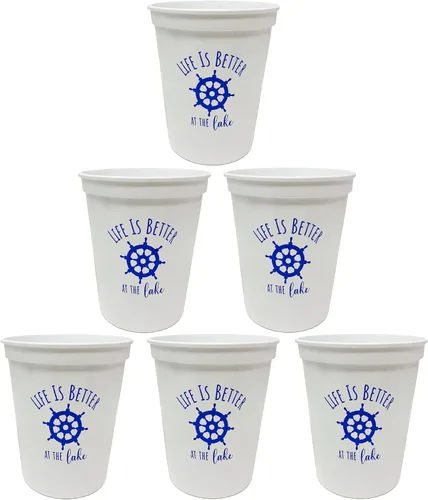 Vista 7 de Celebration Saying Party Cups – 12 Beer Pong Champion (combo rojo/azul)