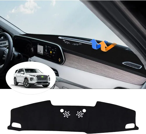 Vista 33 de Autorder Cubierta de salpicadero para Hyundai Sonata 2009 2010 Accesorios Dash Cover Upgrade Flannel Dash Mat Parasol Protector de rayos UV