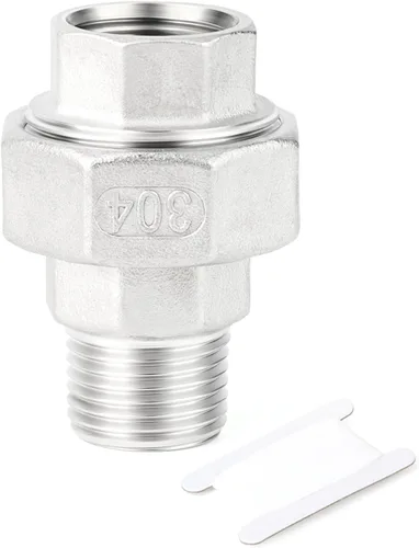 Vista 27 de TAISHER 1 pieza Unión de acero inoxidable 304, 2" NPT hembra, conexión de tubería fundida