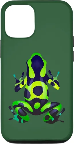 Vista 28 de Green & Black Poison Dart Frog Colored Exotic Amphibian Pet Case for iPhone 16