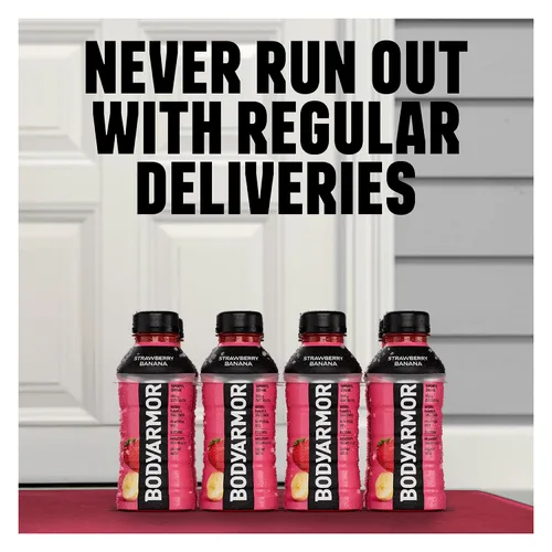 Vista 4 de BODYARMOR - Bebida deportiva, baya negra, sabores naturales con vitaminas, electrolitos ricos en potasio, perfecta para deportistas, 16 onzas