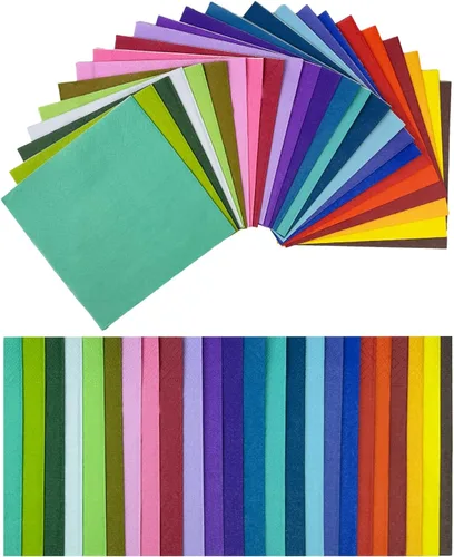 Vista 3 de Servilletas de cóctel de 24 colores de 5 x 5 pulgadas desechables servilletas de papel para bebidas para cóctel, boda, cena, fiesta de cumpleaños
