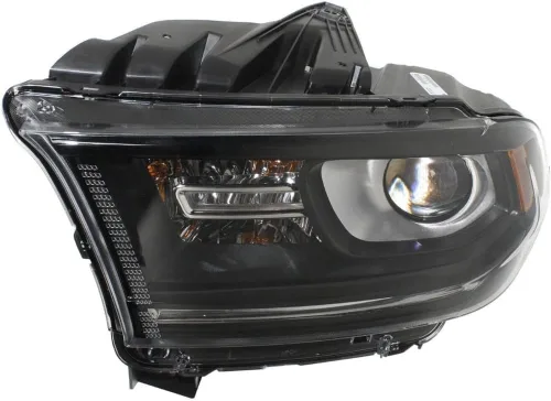 Vista 4 de Faro luz proyector izquierda transparente negro para Dodge Durango