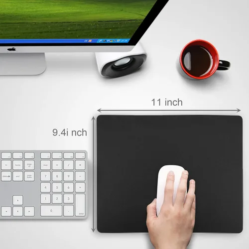 Vista 5 de Alfombrilla de mouse para computadora, superficie de plástico, material preciso y suave, saludable, ultrafino para laptop, PC y computadora