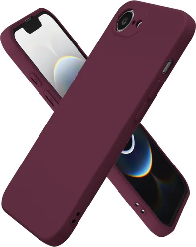 Vista 73 de oakxco Funda de Silicona para iPhone 11, Funda de Teléfono Ultra Delgada y Fina para Mujeres y Niñas, Diseño Minimalista Estético Lindo y Femenino