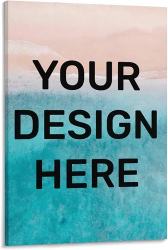 Vista 10 de Lienzo enmarcado con cita personalizada, lienzo motivacional positivo, arte de pared, crea tus propias imágenes, póster personalizado para sala