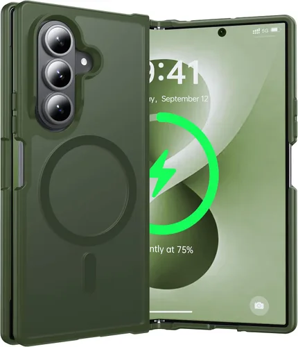 Vista 24 de Funda para Samsung Galaxy 8 Fold Z compatible con MagSafe, transparente