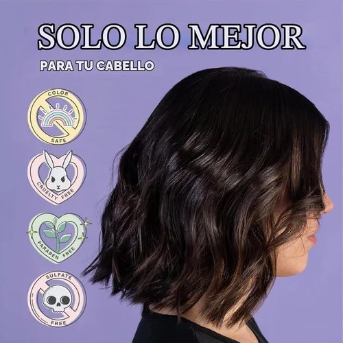 Vista 6 de Luseta Biotin - Mascarilla capilar de colágeno para cabello seco y dañado, 16.9 onzas, tratamiento fortalecimiento y engrosamiento, tratamiento