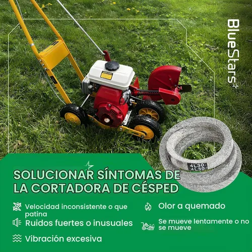 Vista 6 de BlueStars Correa de transmisión 4L-300 – Compatible con máquina McLane Edge recortadora, repuesto para cortadora de césped Mclane Edger de 30