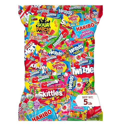 Vista 11 de Paquete variado de caramelos a granel, caramelos de 2 libras, caramelos envueltos individualmente CandyBulk, caramelos, rellenos de piñata, rellenos