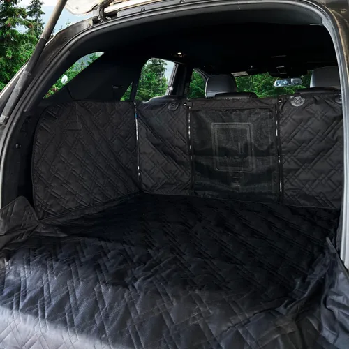Vista 13 de Bulldogology Forro de Carga para SUV - Forro de Maletero para Mascotas de Servicio Pesado Cubierta de Carga - Cubierta de Carga Impermeable