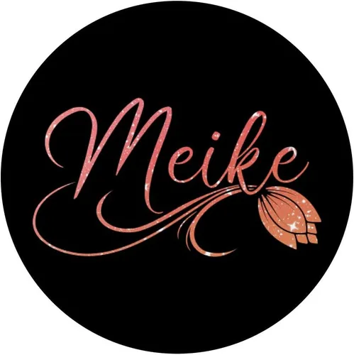 Vista 3 de Nombre Meike Nombre Floral Tulipán Flores Diseño Rosa PopSockets Intercambiables PopGrip