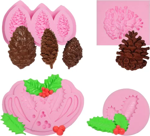 Vista 11 de Molde de silicona Bells Fondant, caja de regalo de Navidad, molde de chocolate para decoración de pasteles, decoración de cupcakes, dulces