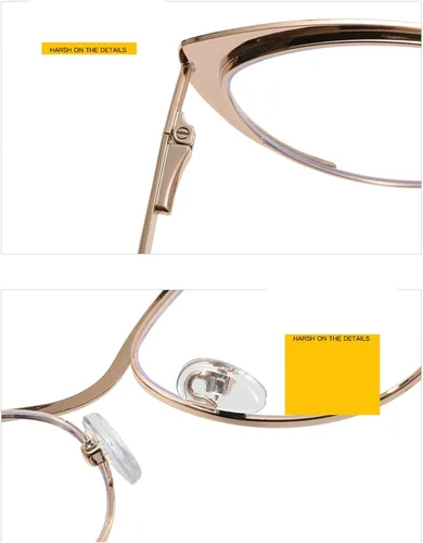 Vista 4 de willochra Gafas de sol degradadas de ojo de gato degradado para mujer, triángulo, gafas de sol de moda para dama