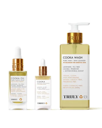 Vista 9 de Set de Afeitado de Lujo Truly La colección definitiva de afeitado Para una piel suave y libre de vello encarnado