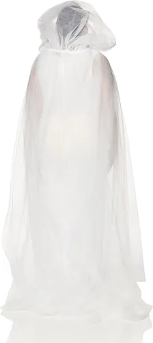 Vista 3 de Forum Novelties disfraz de fantasma adulto encantado para mujer, Estándar, Blanco