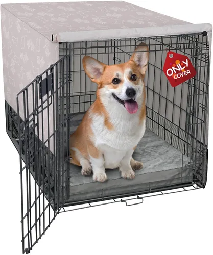 Vista 8 de Explore Land Funda transpirable para jaula de perro, ventilación de malla de 4 lados, funda básica para perrera para mascotas, todos los lados