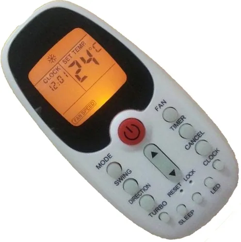 Vista 2 de Generic Mando a distancia de aire acondicionado de repuesto para Midea Komeco Zamil Cooline R06/bge R06/bgce