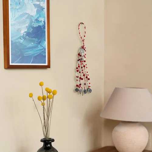 Vista 7 de Saint Benedict RED Protección para el Hogar Bendición de Puerta con 10 Nudos y Cuerdas con Encantos y Llave de San Benito/PROTECCION DE CASA