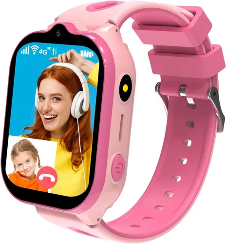 Vista 8 de Reloj inteligente 4G para niños con rastreador GPS, relojes inteligentes con llamadas bidireccionales de videollamadas SOS, modo de clase