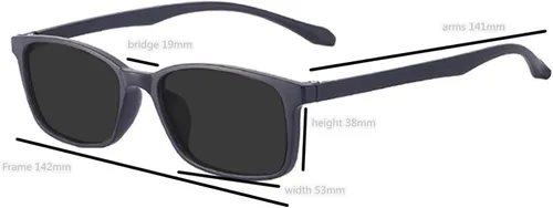 Vista 4 de oriopxic Lentes de miopía con marco ovalado, lentes de distancia para miopía, para hombres y mujeres, lentes de miopía