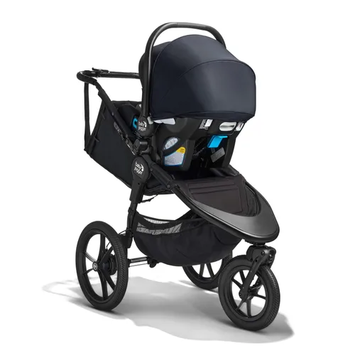 Vista 30 de Baby Jogger Maxi COSI, Be Safe, Adaptador de asiento de coche Cybex Compatible con cochecito doble City Mini 2, cochecito doble City Mini GT2