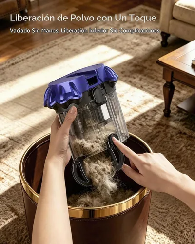 Vista 7 de Mayking Mattress Vacuum Cleaner with 2 Rollers, AI Dust Detection, MV04