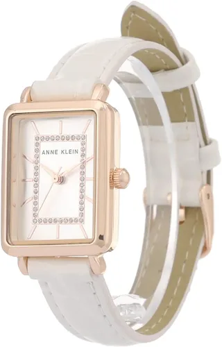 Vista 4 de Anne Klein AK3820 Reloj con correa de grano de cocodrilo acentuada con purpurina