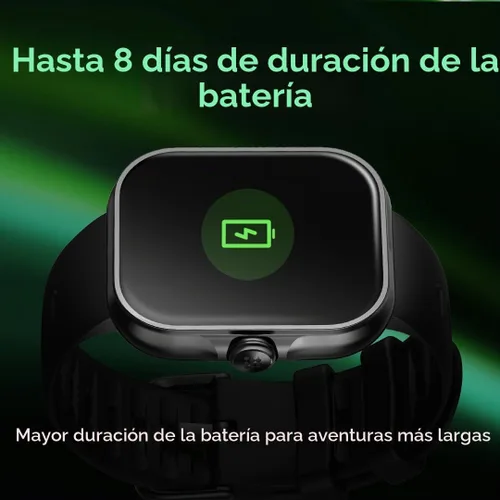 Vista 7 de Cubitt VIVA Lite Smartwatch, AMOLED de 1.85 pulgadas, GPS integrado, llamadas Bluetooth, asistente VITA AI, navegación de ruta, brújula, más de 100
