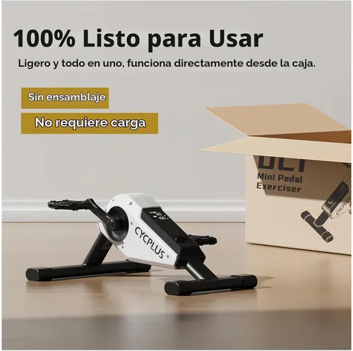 Vista 9 de CYCPLUS Mini ejercitador de pedal DC1, motor sin escobillas autoalimentado de 160 W, modo ERG y sincronización de aplicaciones, resistencia