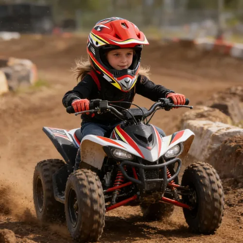 Vista 3 de Cascos de Dirt Bike para Jóvenes de Moda para Niños, Motocross, Motocicleta, BMX, ATV, Todoterreno, Cuatro Ruedas, Cascos Integrales para Bicicleta