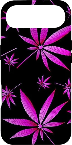 Vista 27 de Weed Reggae Marihuana Cannabis 420 Pot Weed Leaf Stoner - Funda de regalo para iPhone 17