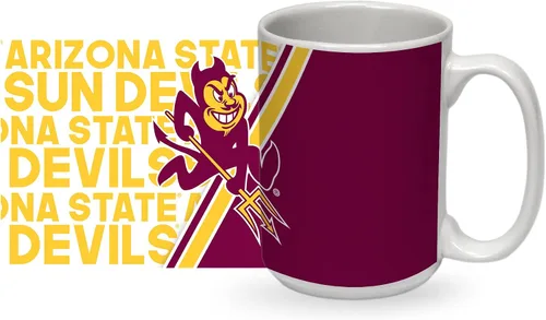 Vista 14 de Rico Industries NFL Football 15 oz White Ceramic Mug