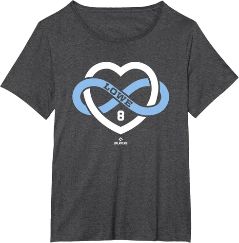 Vista 5 de Camiseta Infinite Love Brandon Lowe Tampa Bay MLBPA, Negro