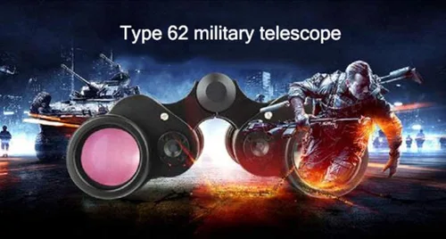 Vista 2 de Telescopio Binoculares para Exteriores Telescopio de Metal Militar HD Alta Potencia Visión Nocturna Profesional Bak4 Prisma Lente Fmc Impermeable